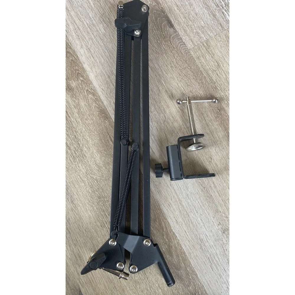 Recording Microphone Suspension Boom Scissor Arm Holder Microphone Stand